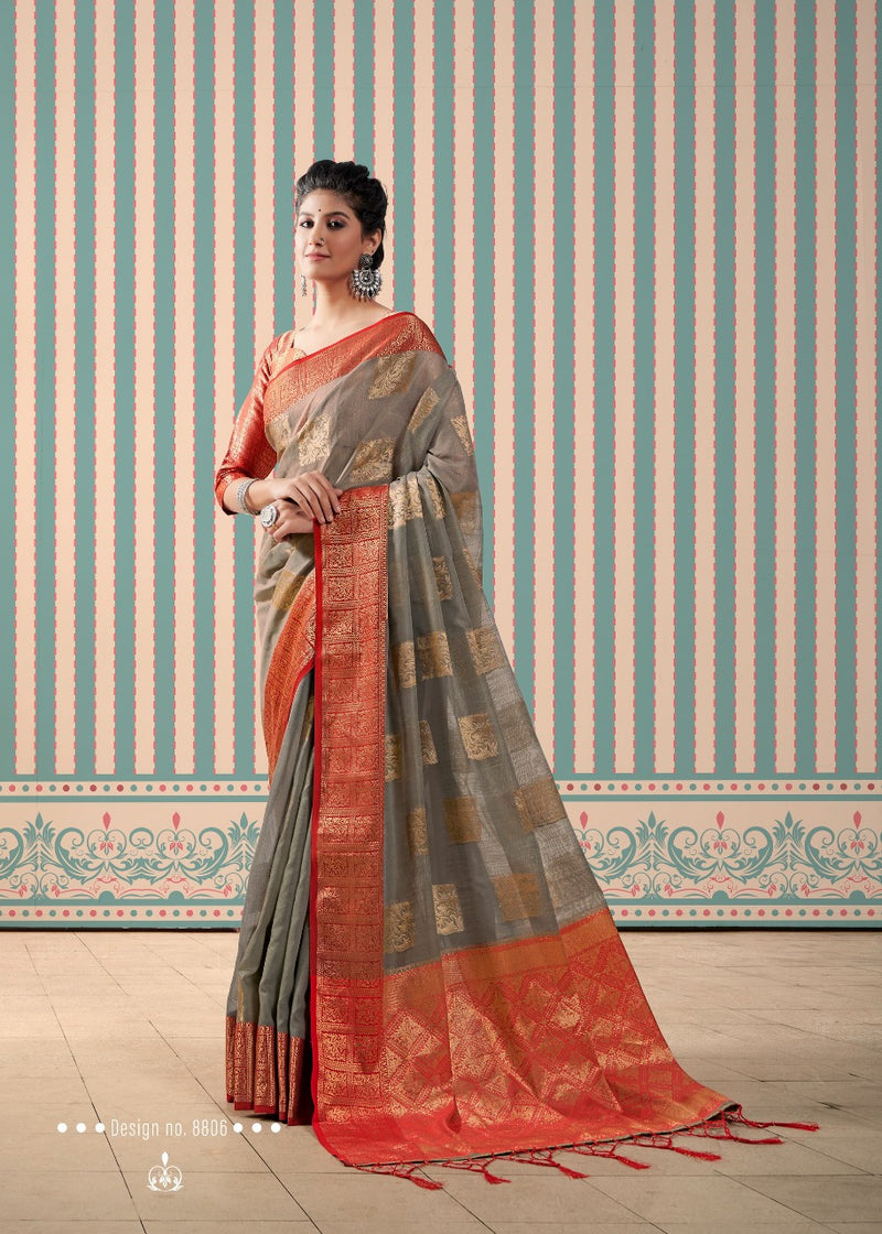 Party Wear Aaravi Silk Saree Anant Tex Exports Private Limited