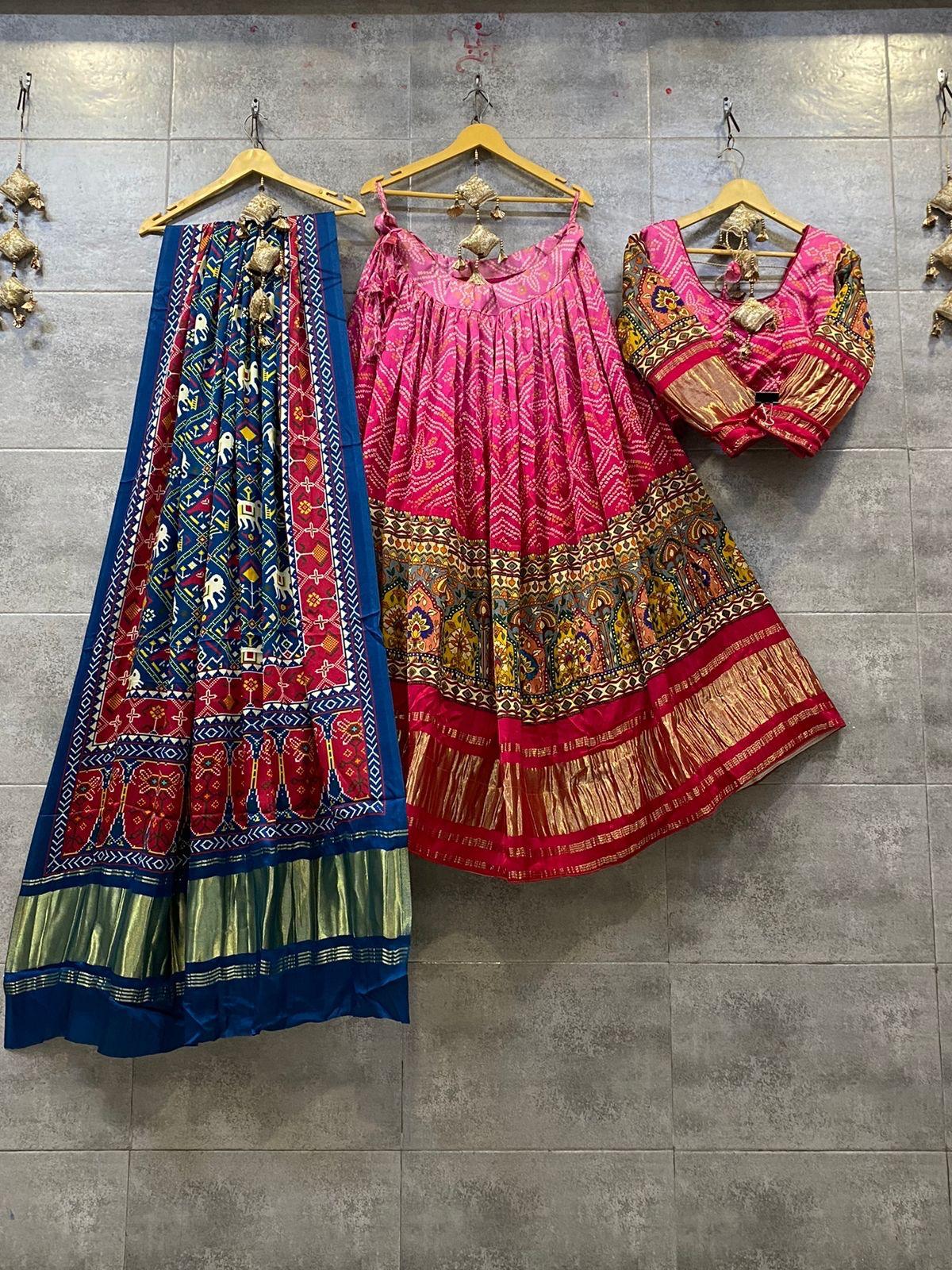 Fancy Designer Pure Gaji Silk Chaniya Choli Anant Tex Exports Private Limited