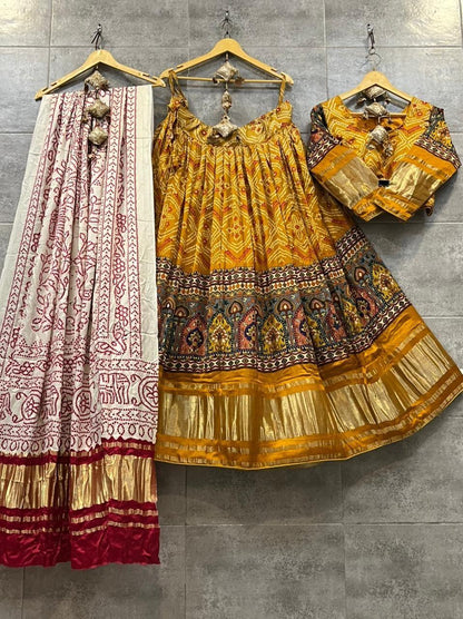 Fancy Designer Pure Gaji Silk Chaniya Choli Anant Tex Exports Private Limited