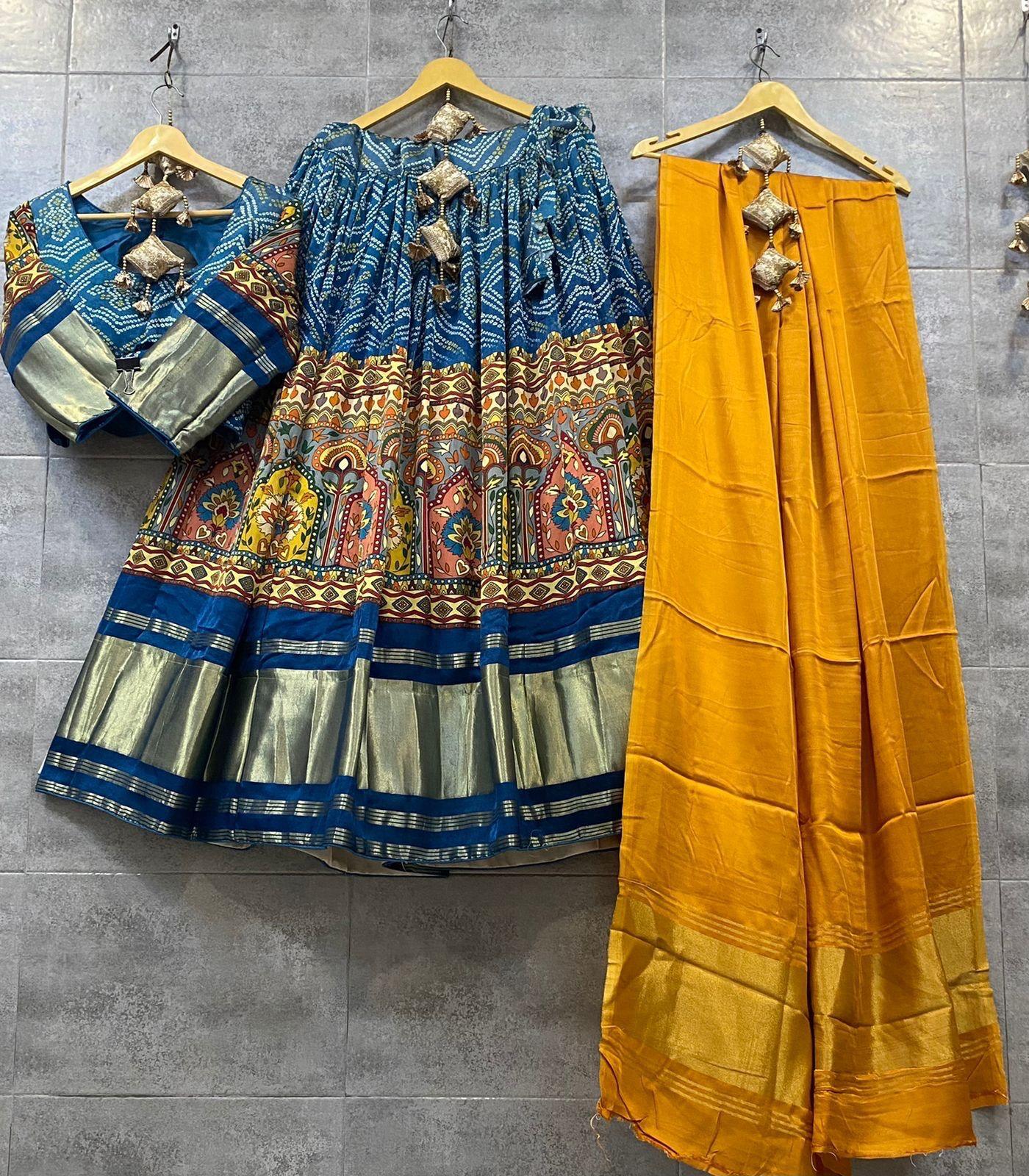 Fancy Designer Pure Gaji Silk Chaniya Choli Anant Tex Exports Private Limited