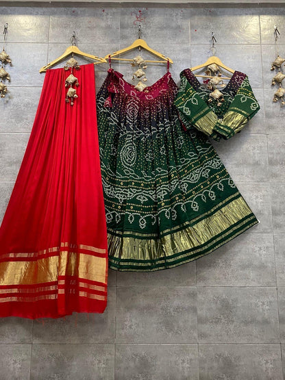 Fancy Designer Pure Gaji Silk Chaniya Choli Anant Tex Exports Private Limited