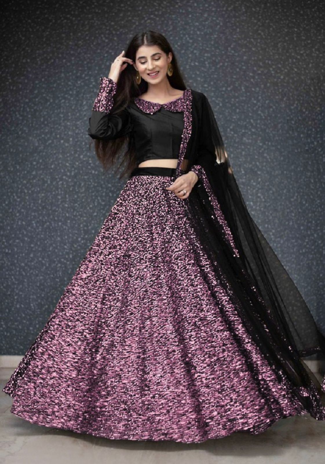 Party Wear Traditional Crop Top Lehenga Anant Tex Exports Private Limited