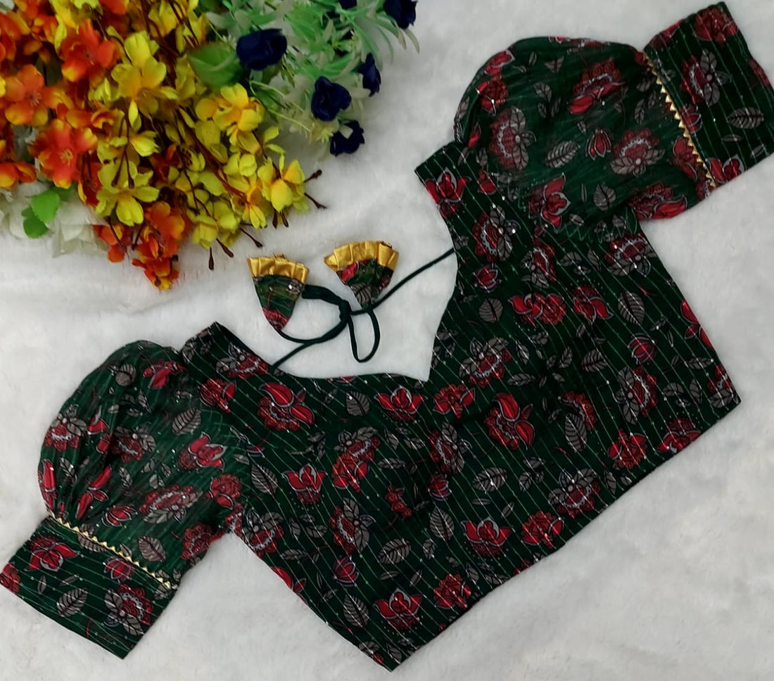 Divya-3 Digital Print Fancy Blouse Anant Tex Exports Private Limited