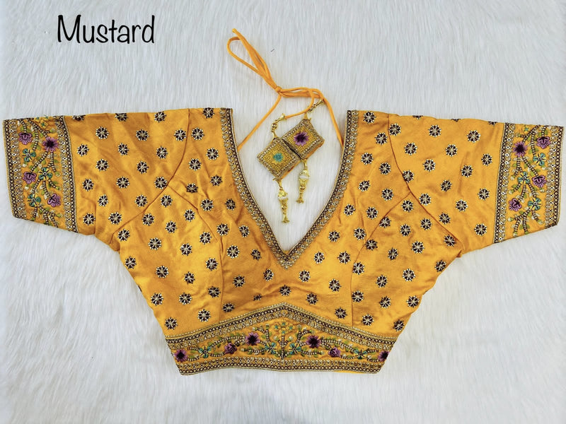 SabyaSachi On-K5 Heavy Embroidery Work Blouse Anant Tex Exports Private Limited