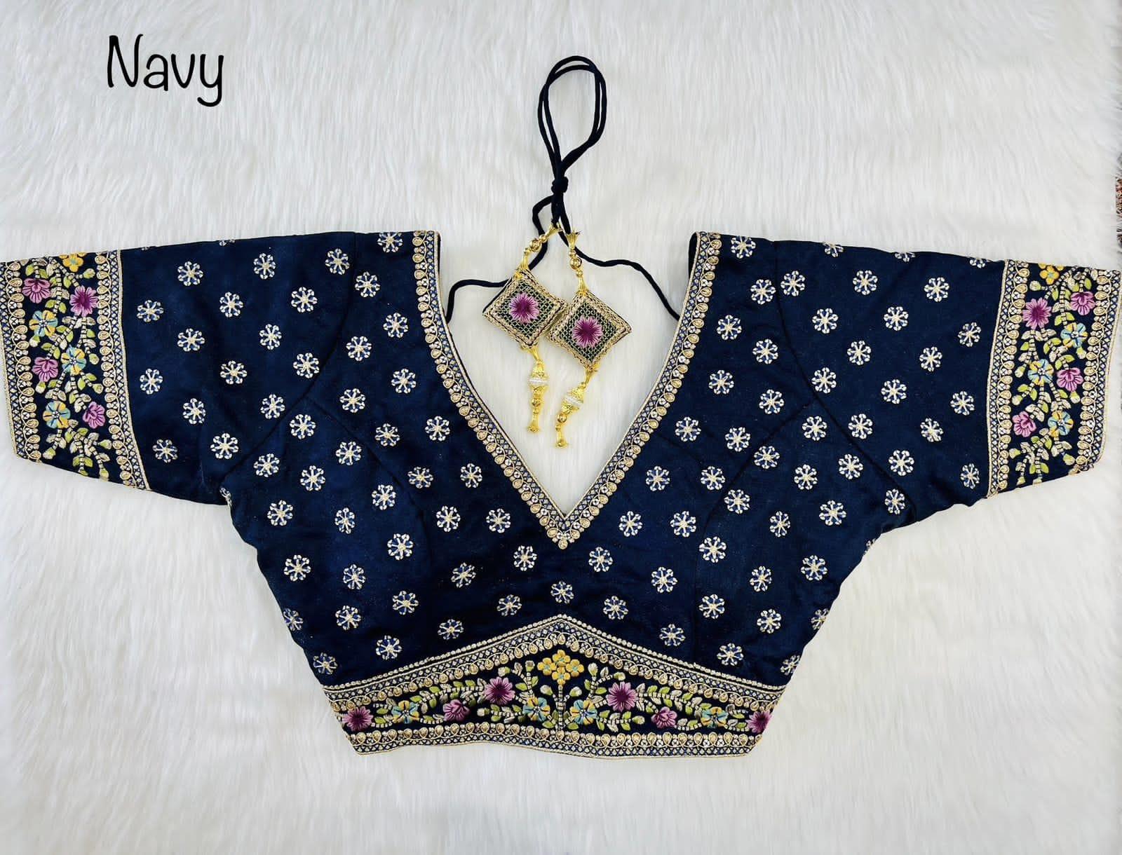 SabyaSachi On-K5 Heavy Embroidery Work Blouse Anant Tex Exports Private Limited