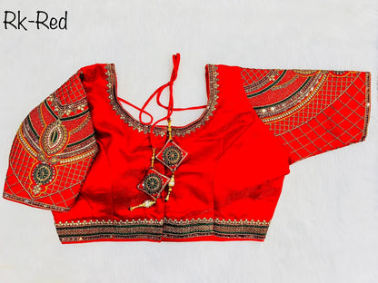 Heavy Sleeves Copper Blouse Anant Tex Exports Private Limited
