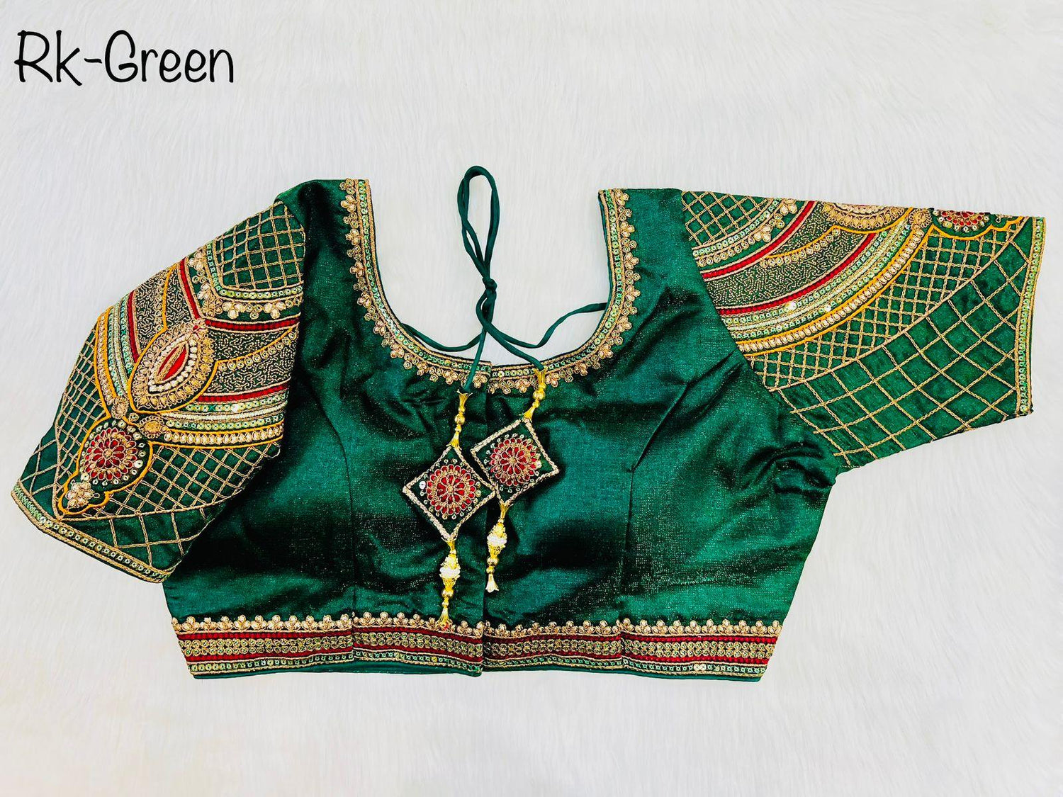 Heavy Sleeves Copper Blouse Anant Tex Exports Private Limited