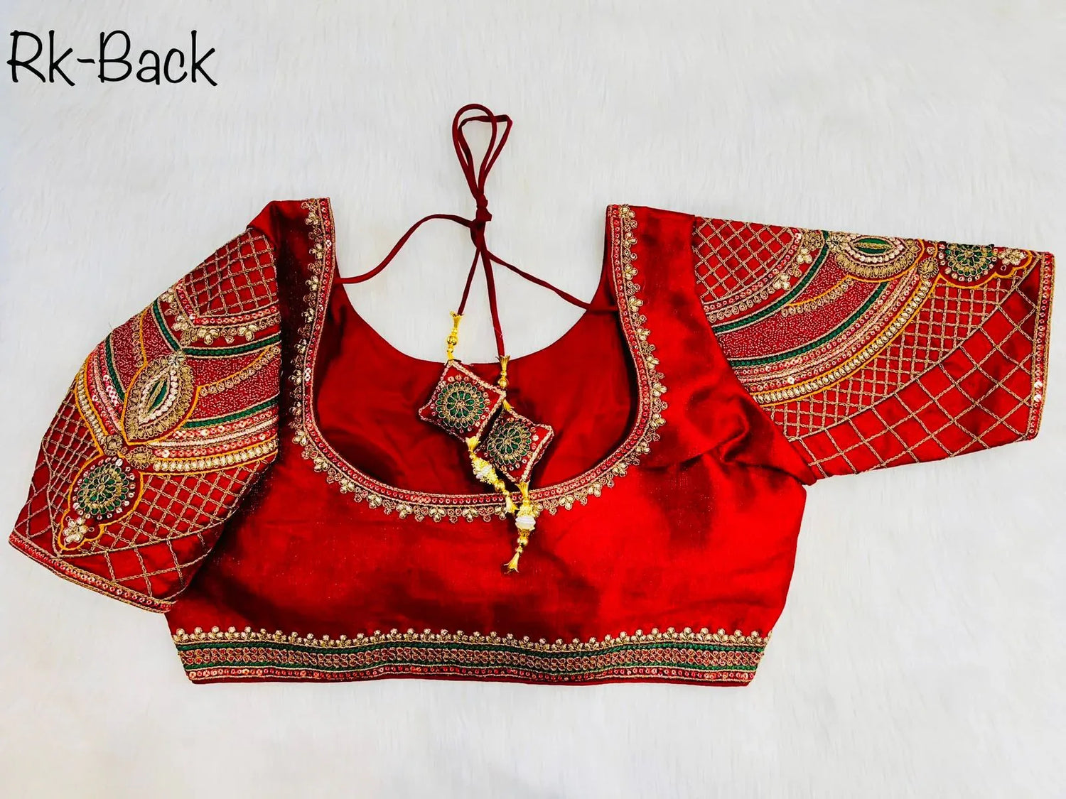 Heavy Sleeves Copper Blouse Anant Tex Exports Private Limited