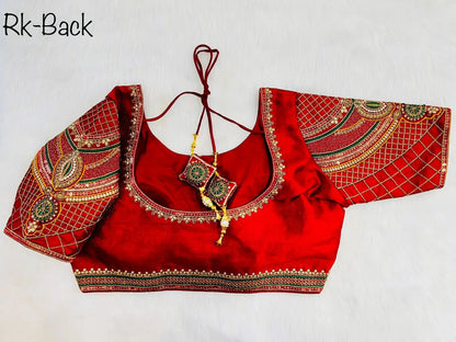 Heavy Sleeves Copper Blouse Anant Tex Exports Private Limited