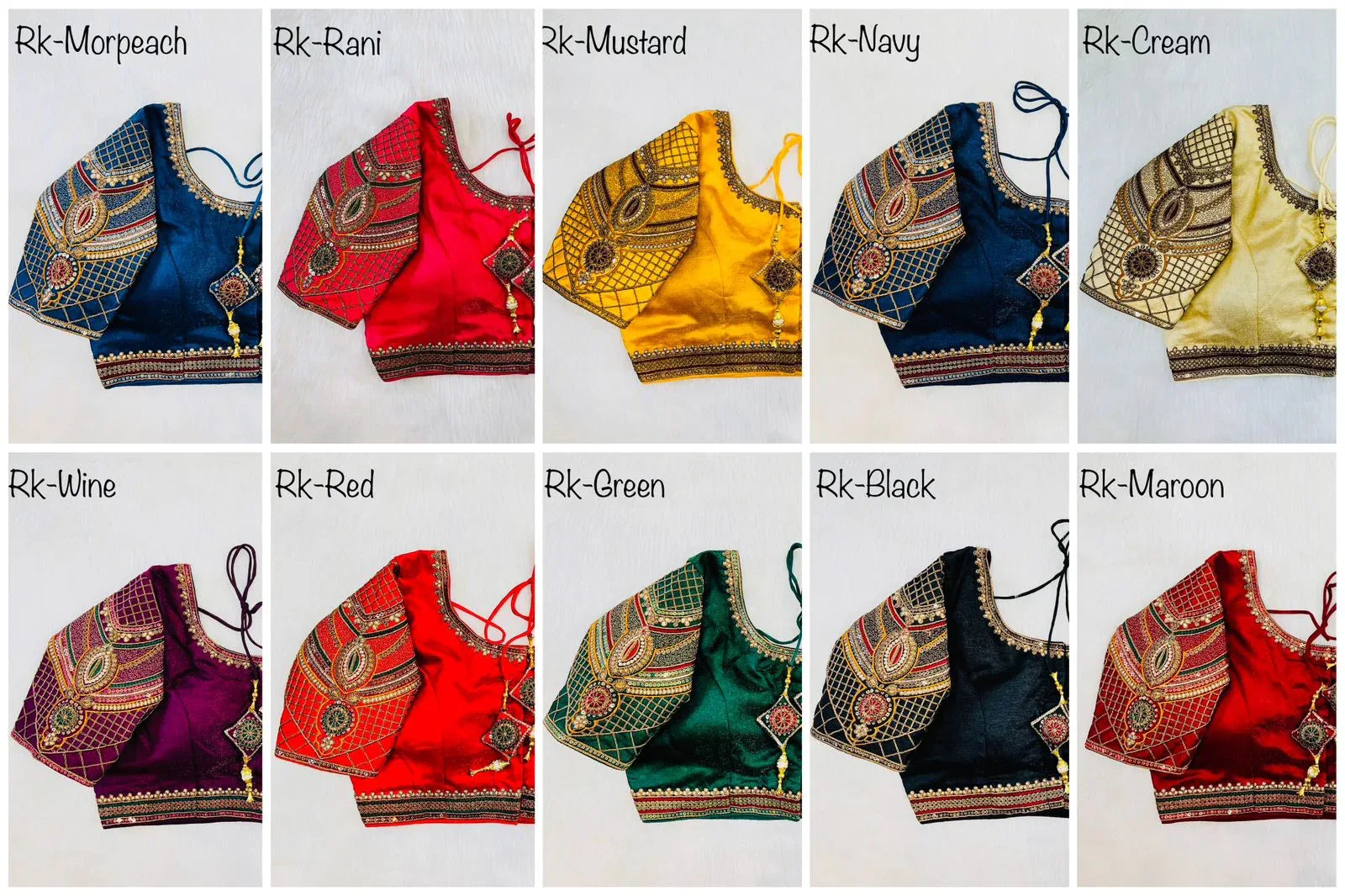 Heavy Sleeves Copper Blouse Anant Tex Exports Private Limited