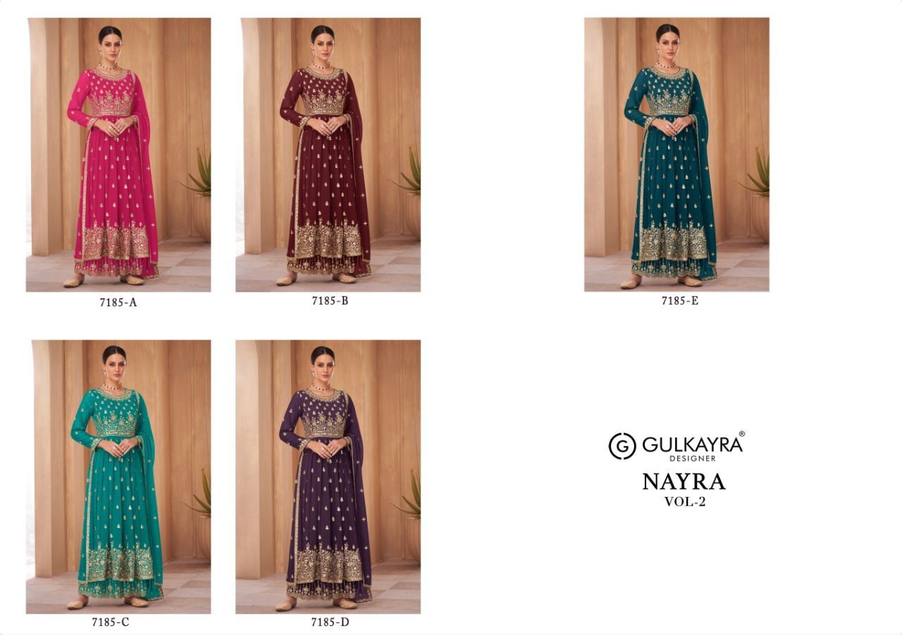 GULKAYRA DESIGNER NAYRA VOL.2 7185 SERIES SUIT Anant Tex Exports Private Limited