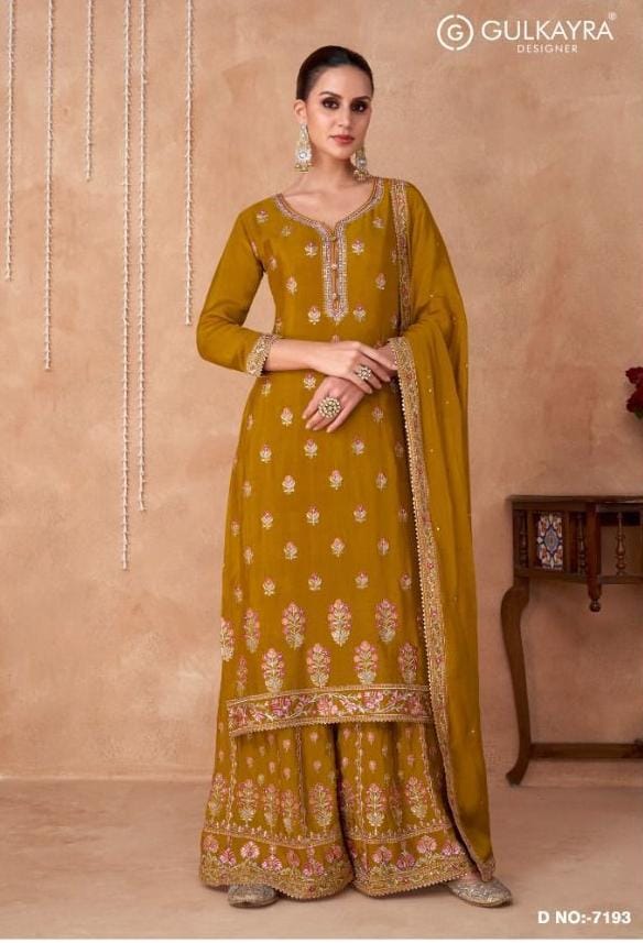 Gulkayra Designer Izhaar 7190 Series Suit Anant Tex Exports Private Limited