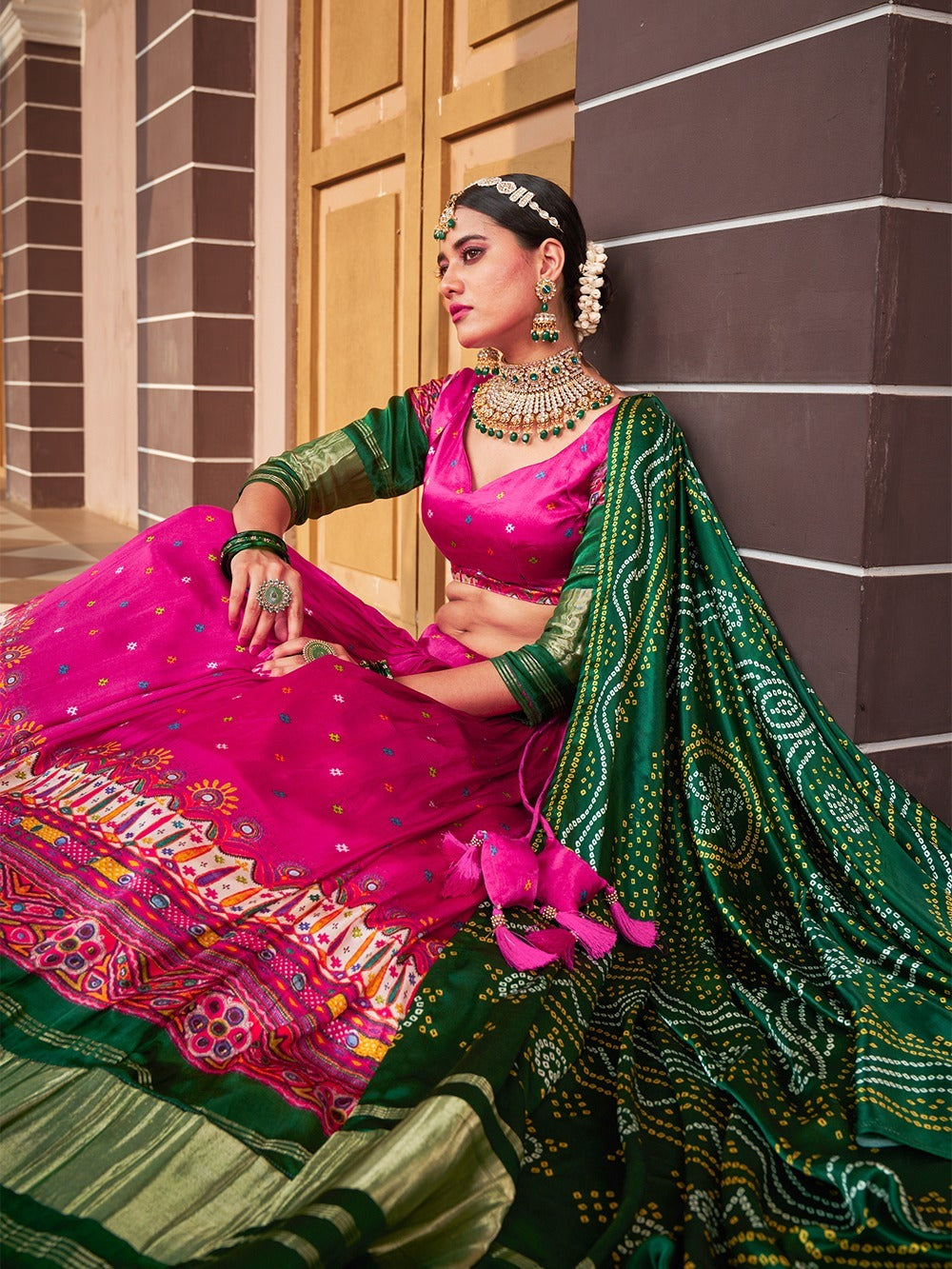 Gajii Lehenga Choli