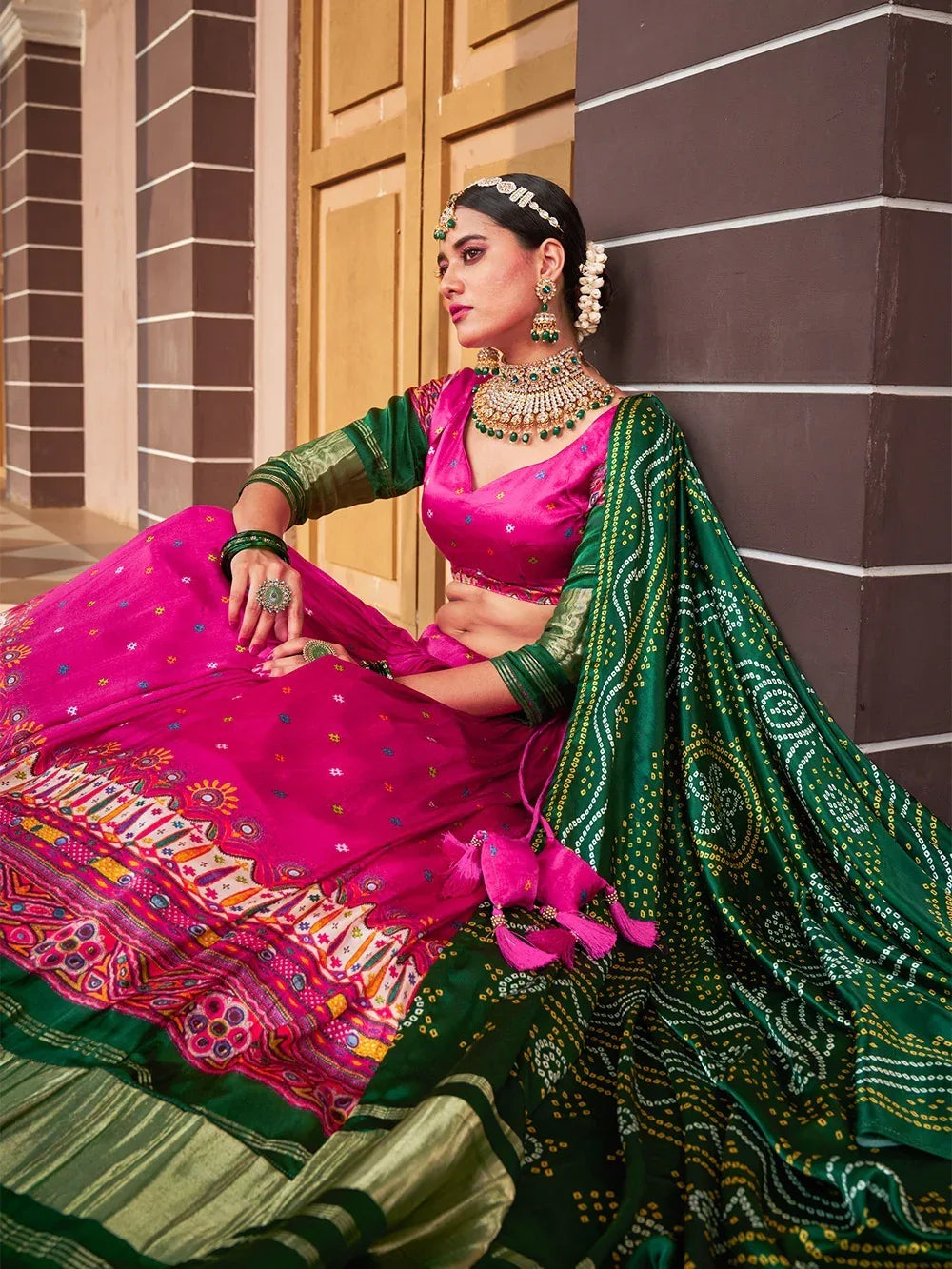 Gajii Lehenga Choli
