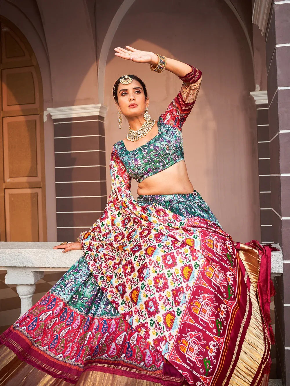 Gajii Lehenga Choli