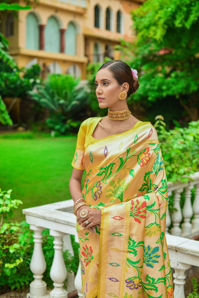 FANCY PURE PAITHANI SAREE Anant Tex Exports Private Limited