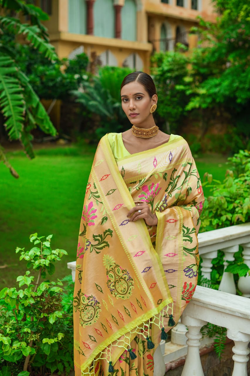 FANCY PURE PAITHANI SAREE Anant Tex Exports Private Limited