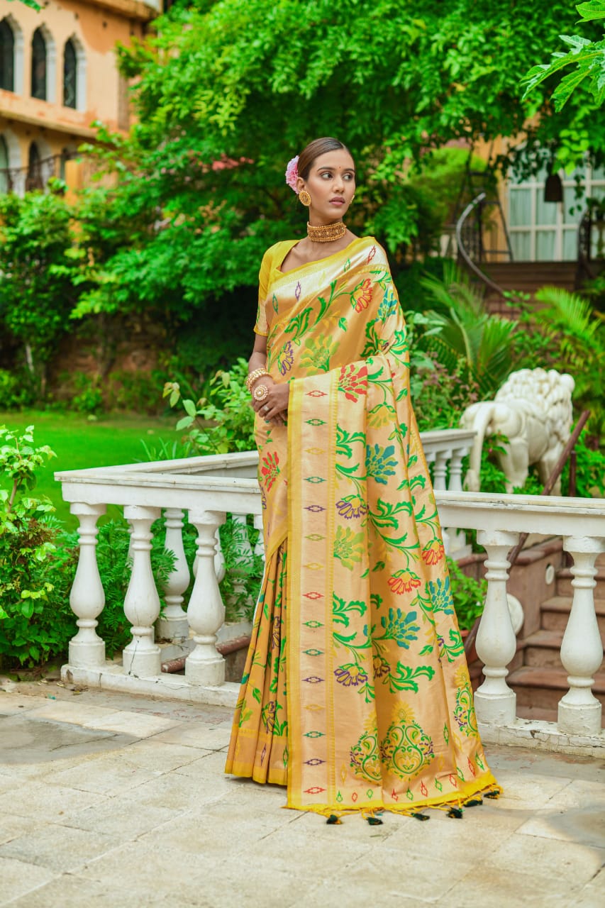 FANCY PURE PAITHANI SAREE Anant Tex Exports Private Limited