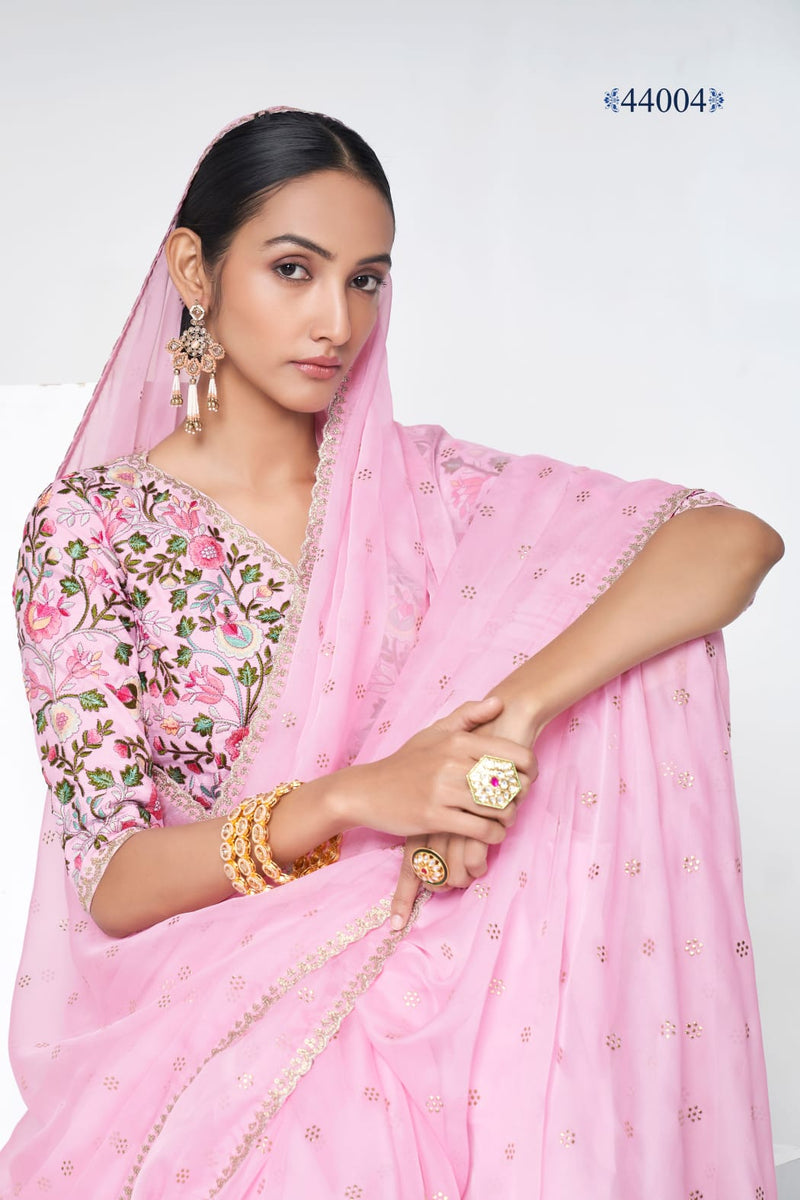 Party Wear Designer Saree D.no 44004 Anant Tex Exports Private Limited