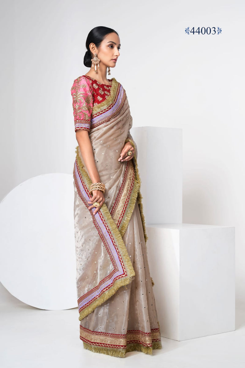 Party Wear Designer Saree D.no 44003 Anant Tex Exports Private Limited