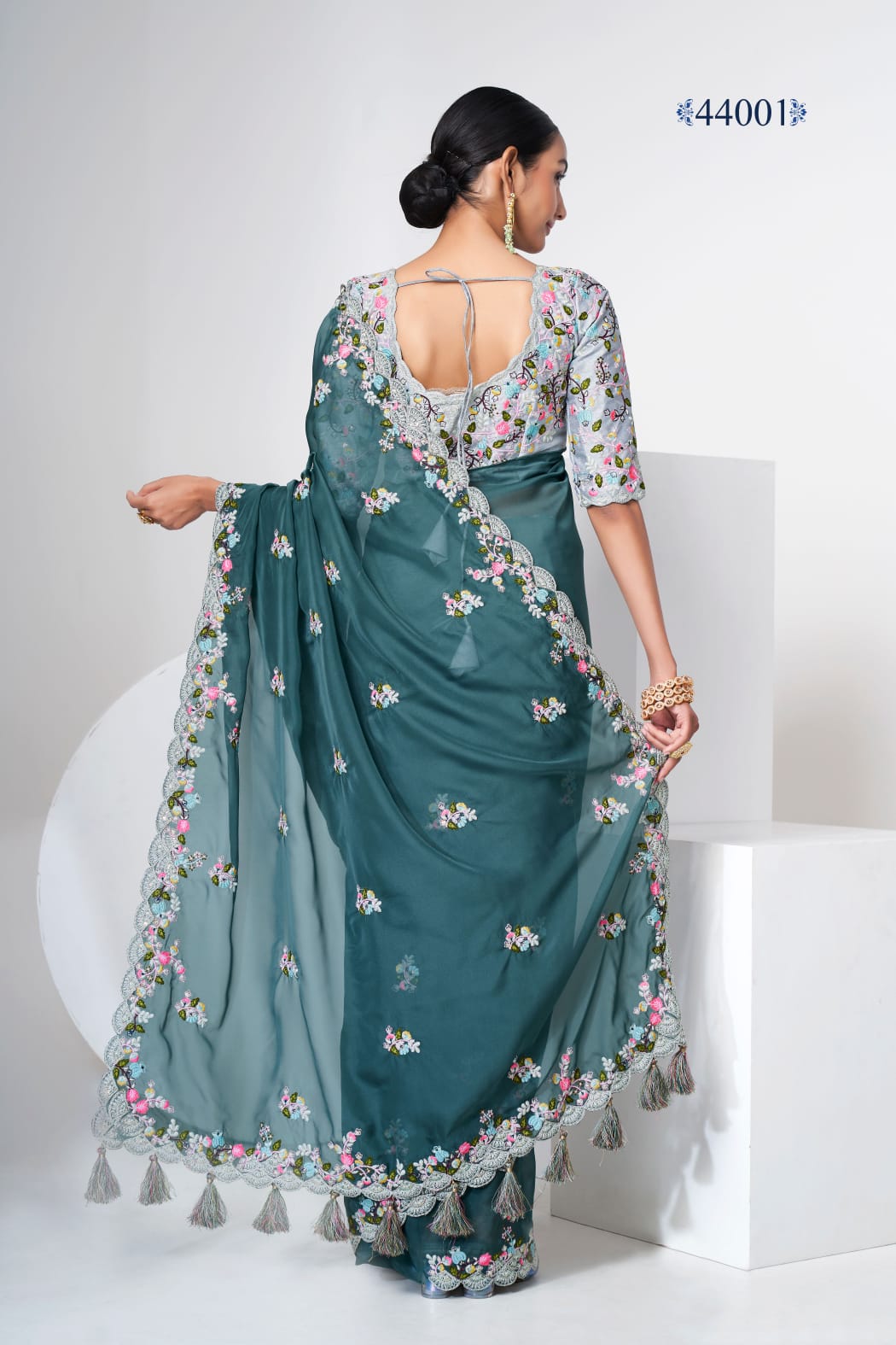 Party Wear Designer Saree D.no 44001 Anant Tex Exports Private Limited