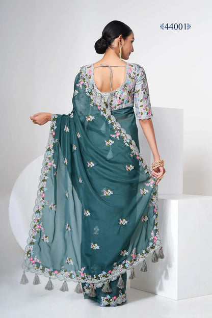Party Wear Designer Saree D.no 44001 Anant Tex Exports Private Limited