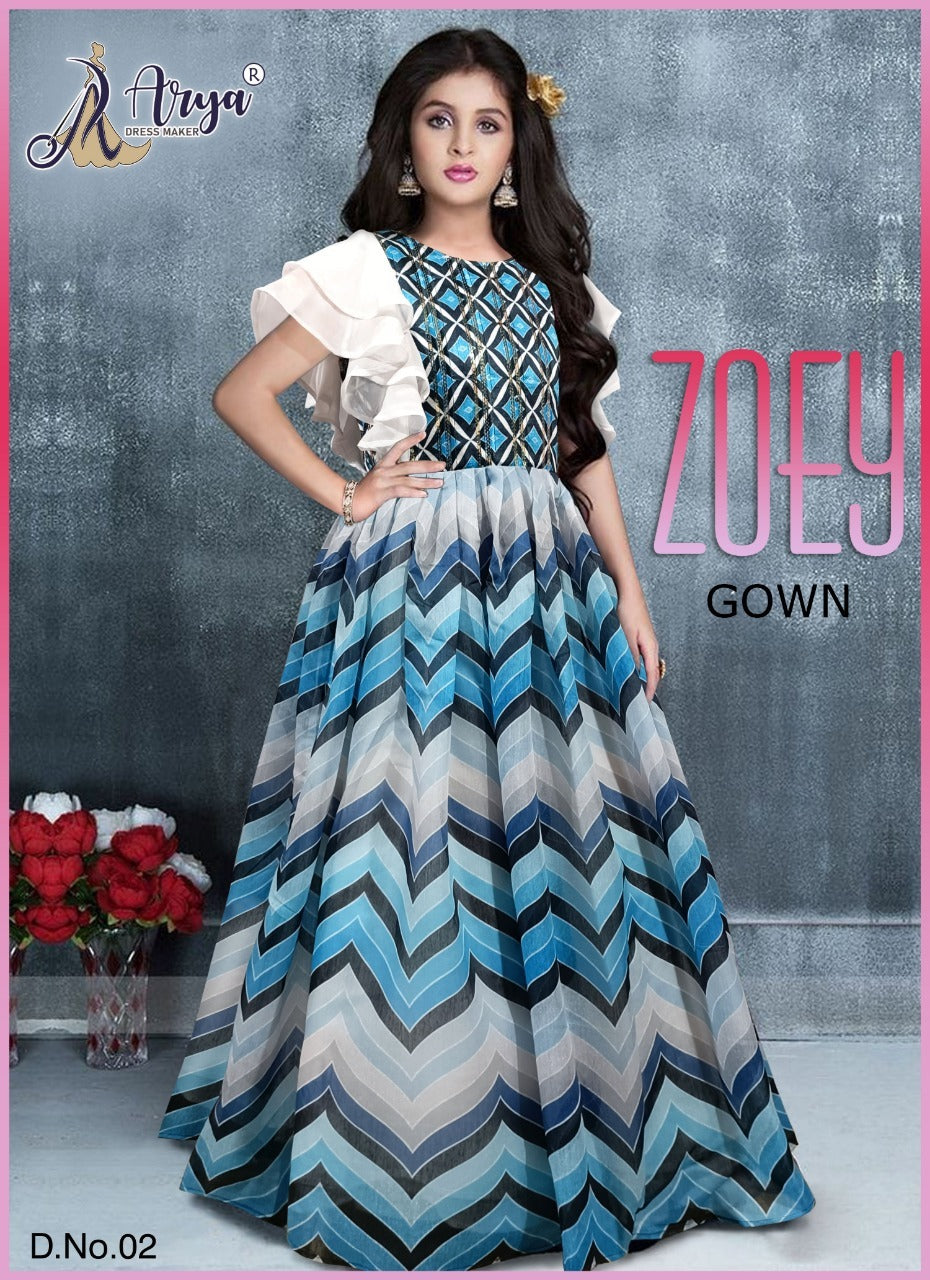 Kids Designer Partywear Gwon Zoey Dno.02 Anant Tex Exports Private Limited