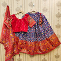 Designer Kids Zari Foil-Work Patoda Silk Lahenga Choli Anant Tex Exports Private Limited