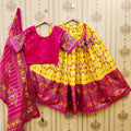 Designer Kids Zari Foil-Work Patoda Silk Lahenga Choli Anant Tex Exports Private Limited