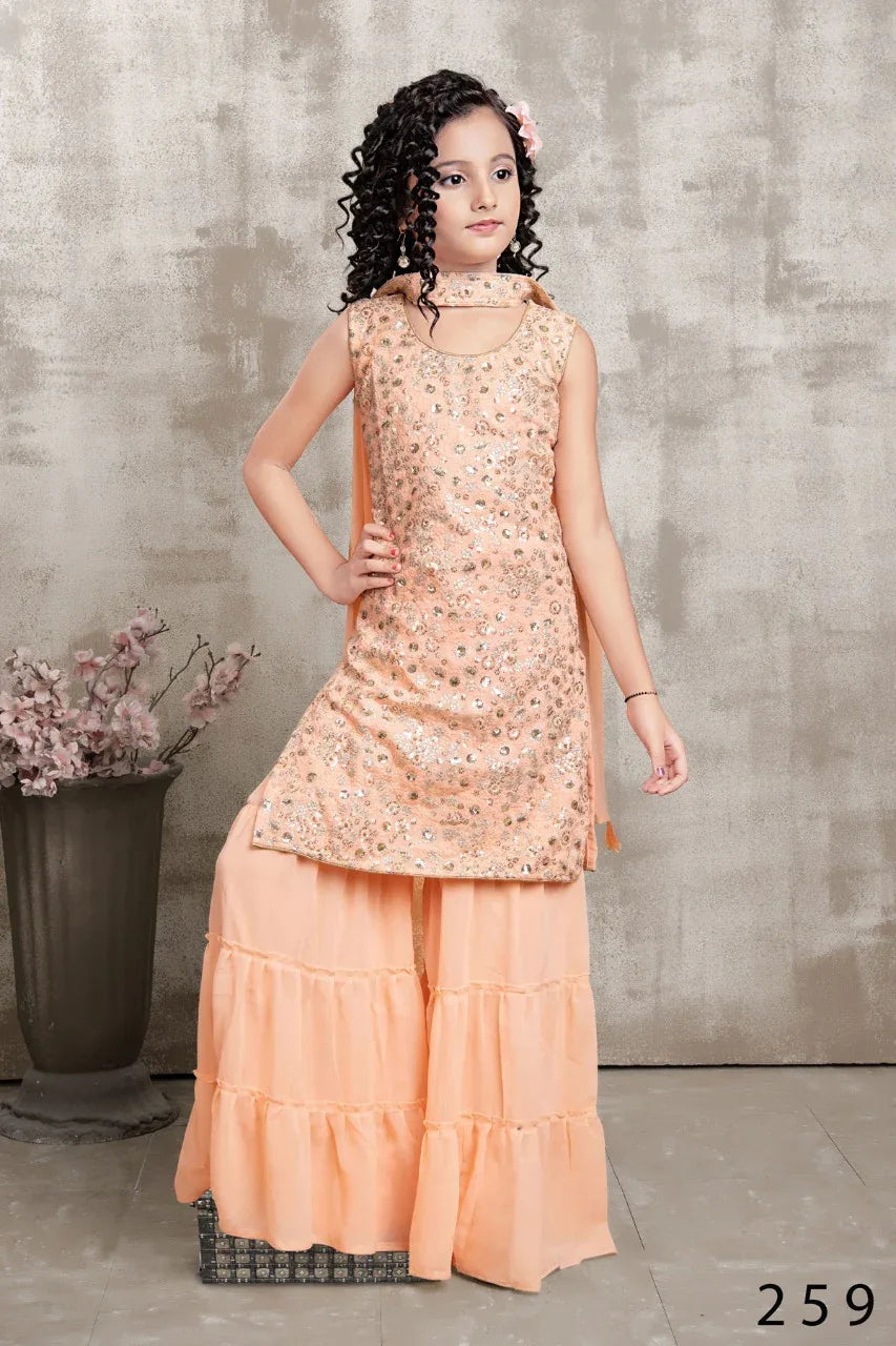 Designer Partywear Aaradhna vol 37 - Kidswear Lehenga Choli Anant Tex Exports Private Limited