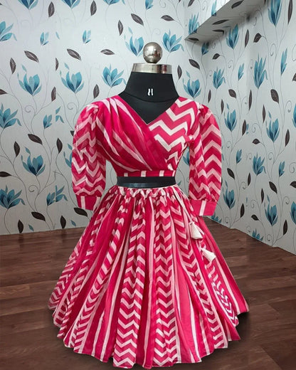 Party Wear Kids  Digital Prented Lehenga Choli Anant Tex Exports Private Limited