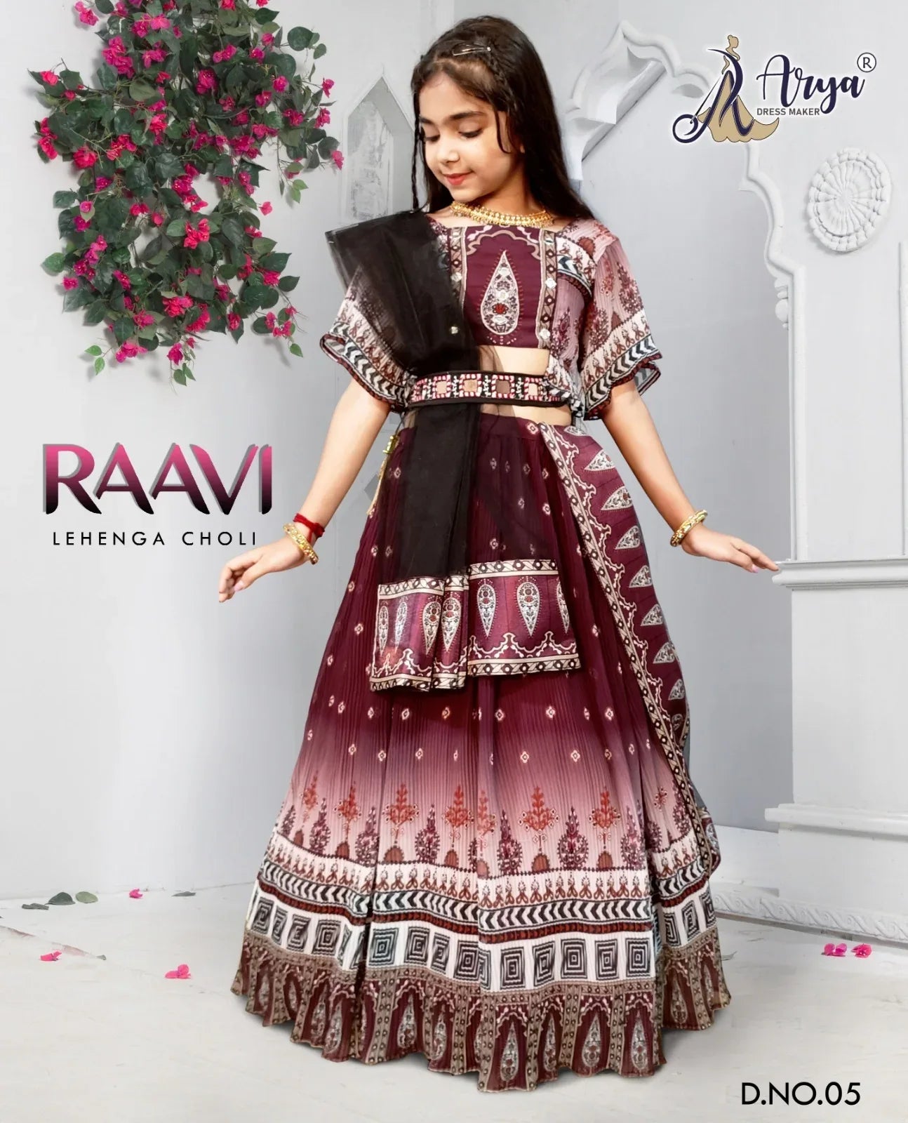 Party Wear kids Raavi Lehenga Choli Anant Tex Exports Private Limited