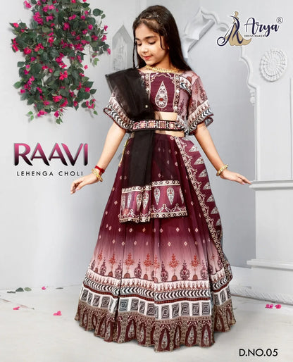 Party Wear kids Raavi Lehenga Choli Anant Tex Exports Private Limited