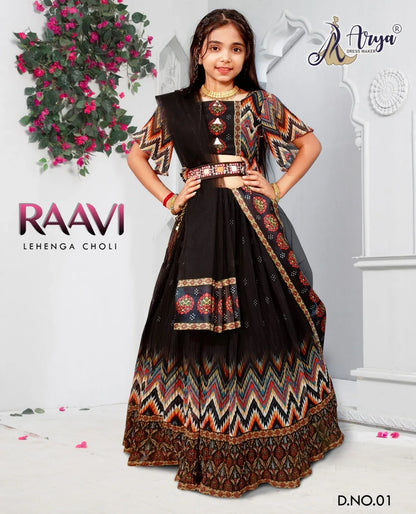 Party Wear kids Raavi Lehenga Choli Anant Tex Exports Private Limited