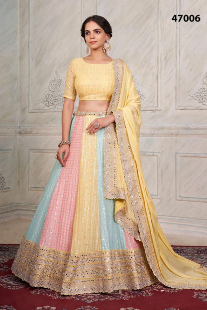 Designer Partywear Lehenga Choli Arya vol 45 dno 47006 Anant Tex Exports Private Limited