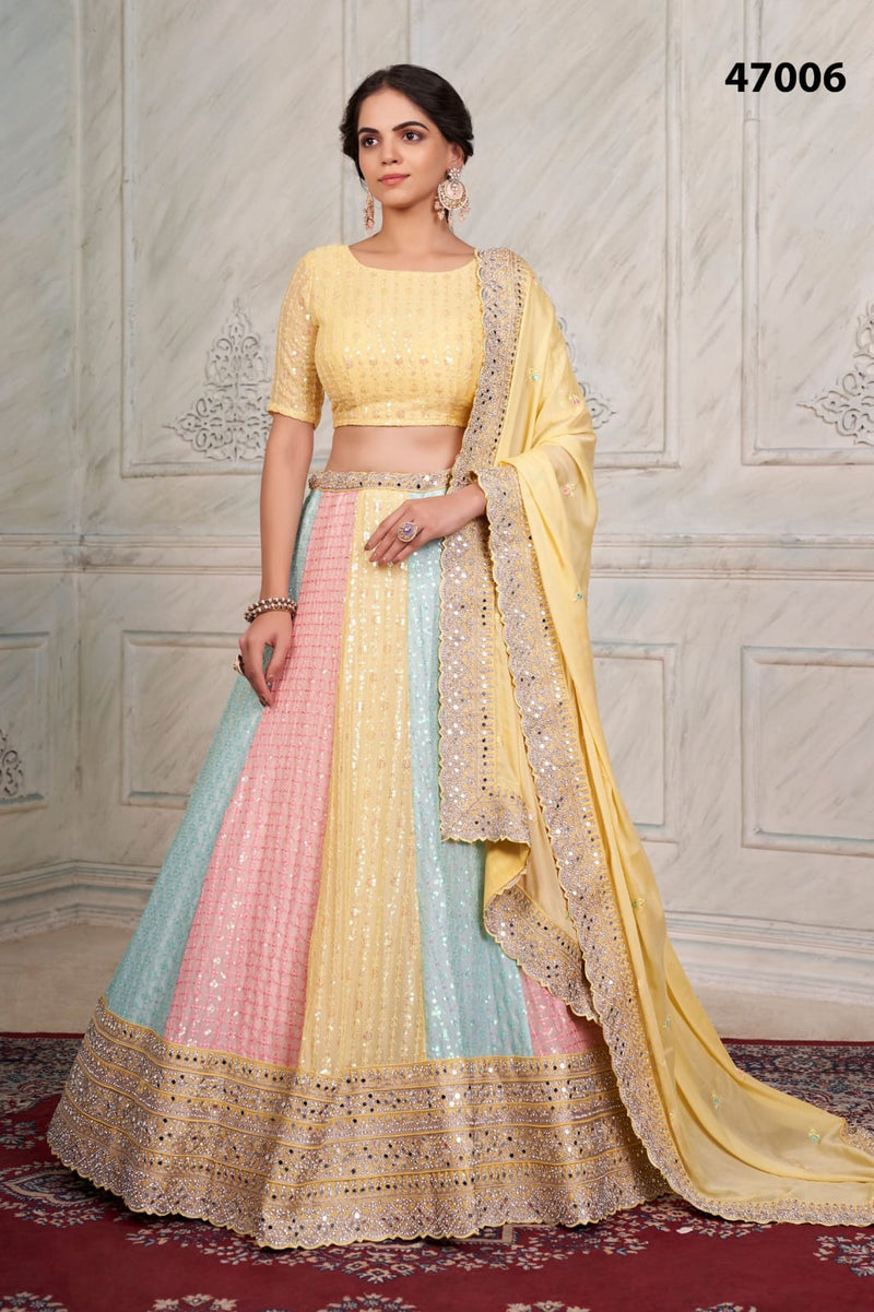 Designer Partywear Lehenga Choli Arya vol 45 dno 47006 Anant Tex Exports Private Limited