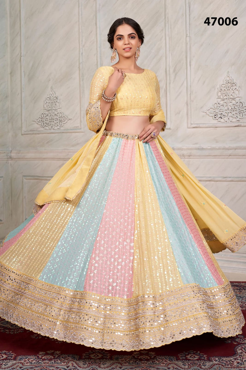 Designer Partywear Lehenga Choli Arya vol 45 dno 47006 Anant Tex Exports Private Limited