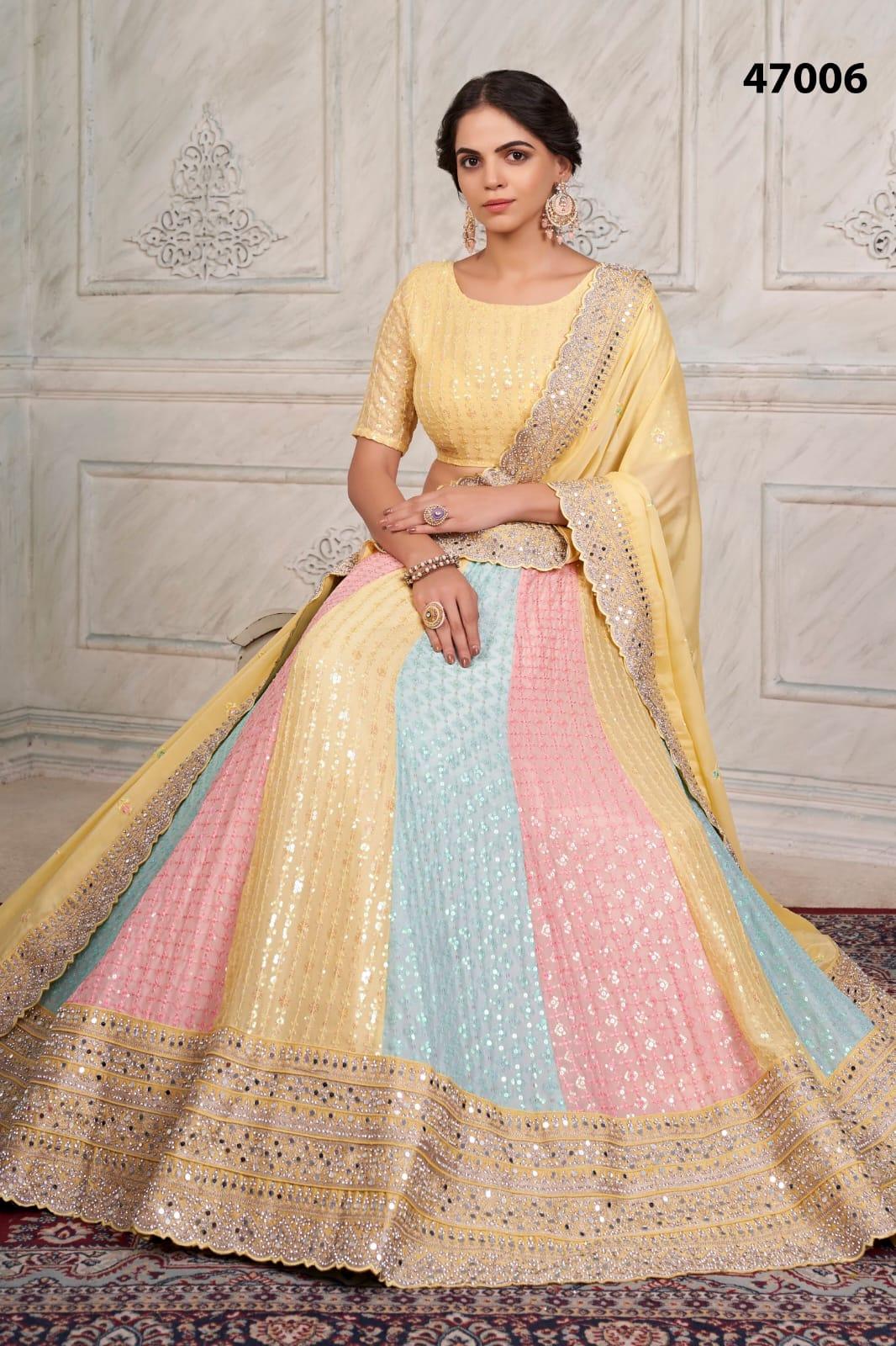 Designer Partywear Lehenga Choli Arya vol 45 dno 47006 Anant Tex Exports Private Limited