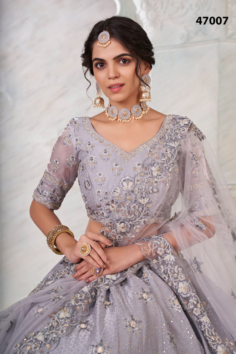 Designer Partywear Lehenga Choli Arya vol 45 dno 47007 Anant Tex Exports Private Limited