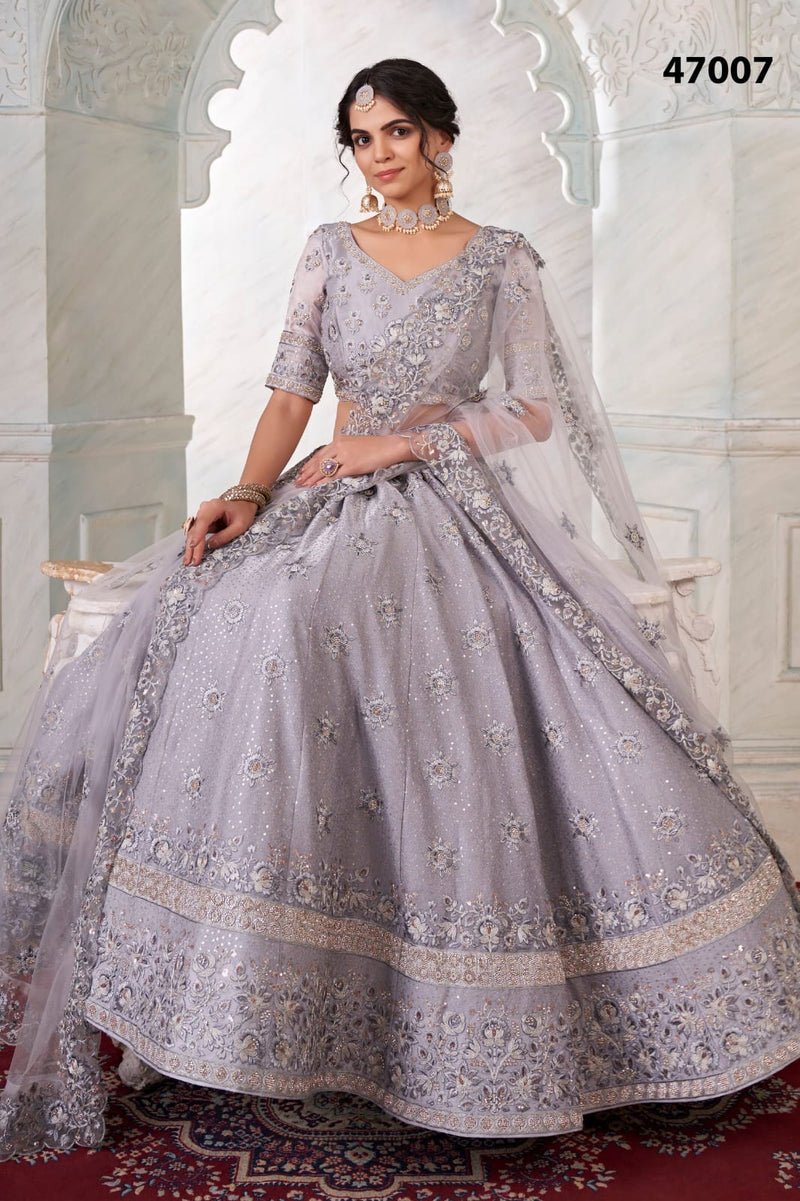 Designer Partywear Lehenga Choli Arya vol 45 dno 47007 Anant Tex Exports Private Limited