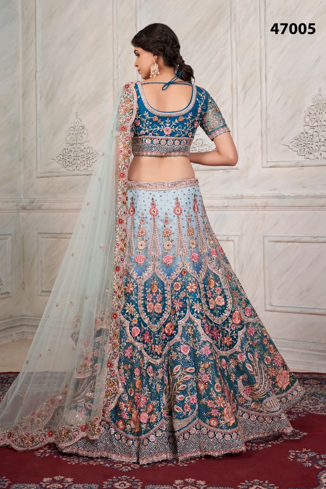 Designer Partywear Lehenga Choli Arya vol 45 dno 47005 Anant Tex Exports Private Limited