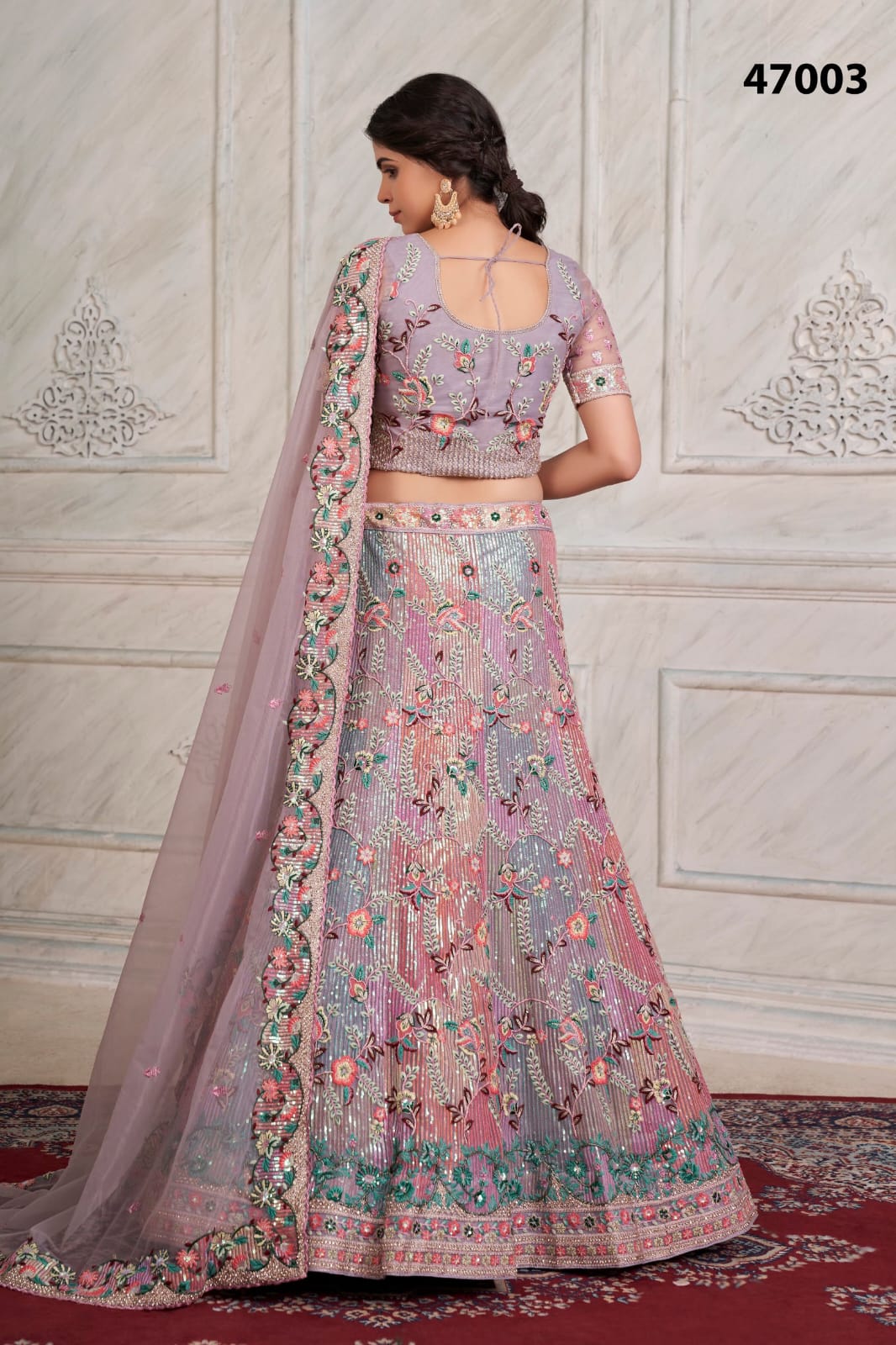 Designer Partywear Lehenga Choli Arya vol 45 dno 47003 Anant Tex Exports Private Limited