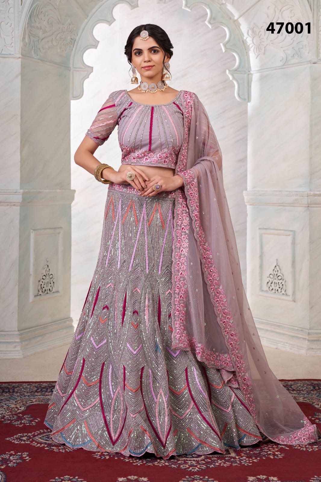 Designer Partywear Lehenga Choli Arya vol 45 dno 47001 Anant Tex Exports Private Limited