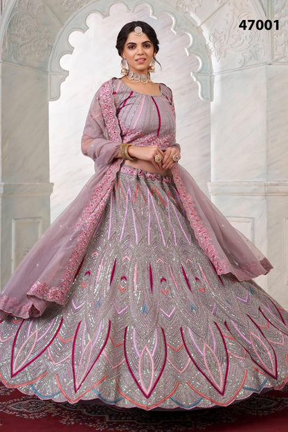 Designer Partywear Lehenga Choli Arya vol 45 dno 47001 Anant Tex Exports Private Limited