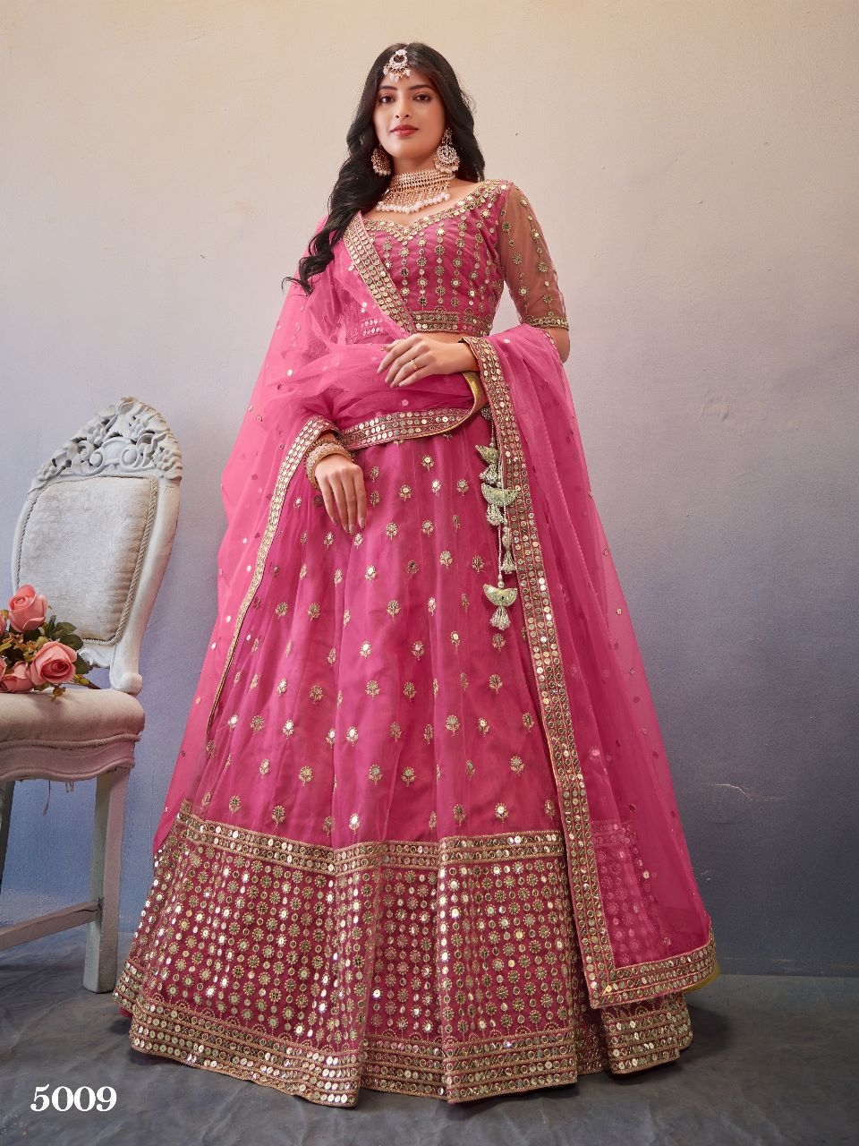 Anantesh Lifestyle Occations Vol-3 5009 Designer Lehenga Anant Tex Exports Private Limited