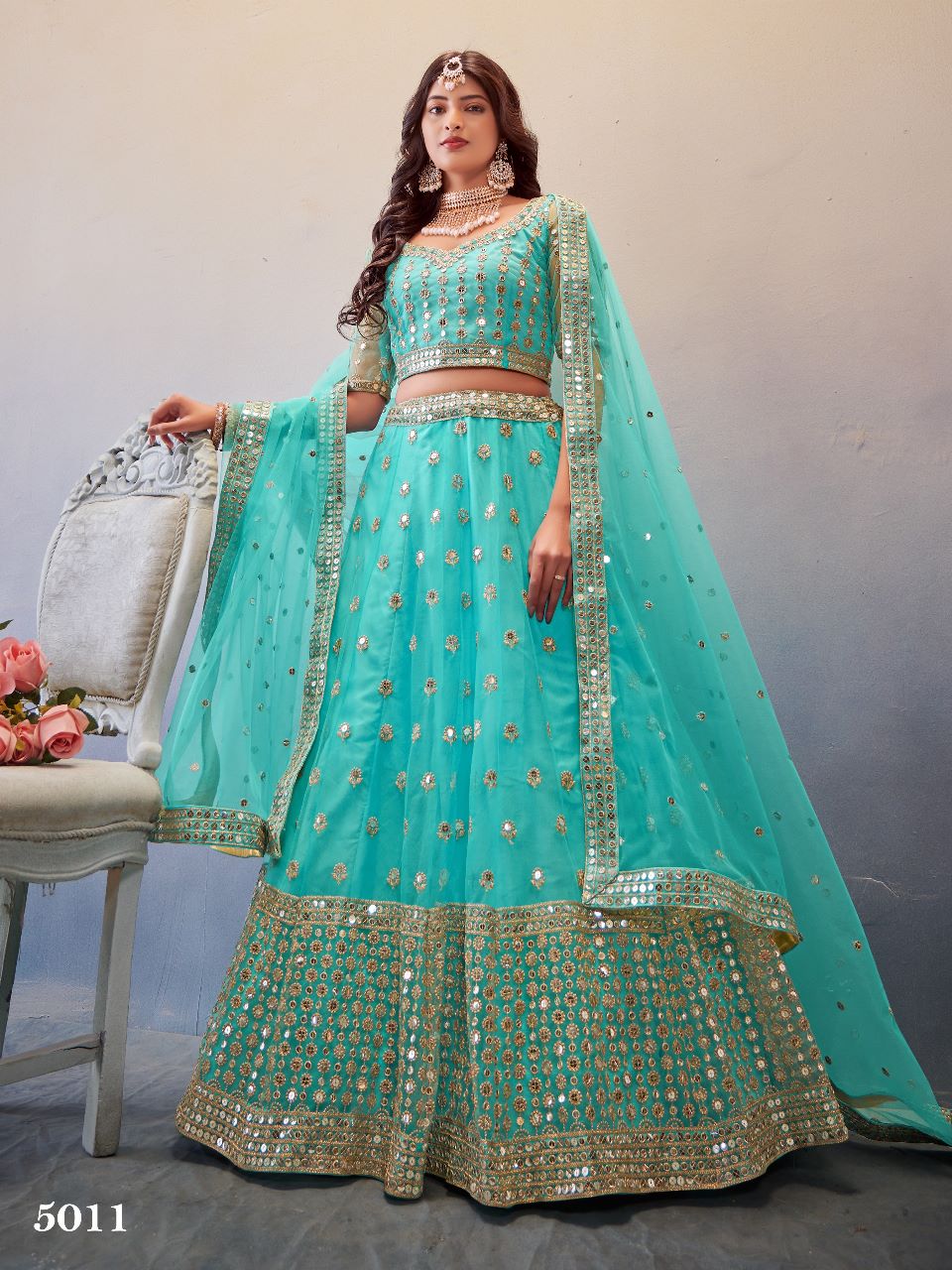 Anantesh Lifestyle Occations Vol-3 5011 Designer Lehenga Anant Tex Exports Private Limited