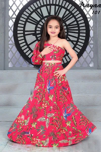 Yaana Vol 1 By Aayaa Kids Lehenga Anant Tex Exports Private Limited