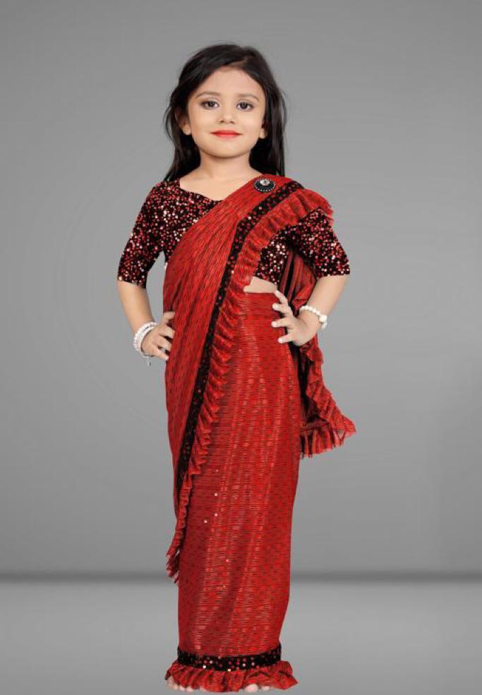 Bigboss Kidswear Fancy Saree Anant Tex Exports Private Limited