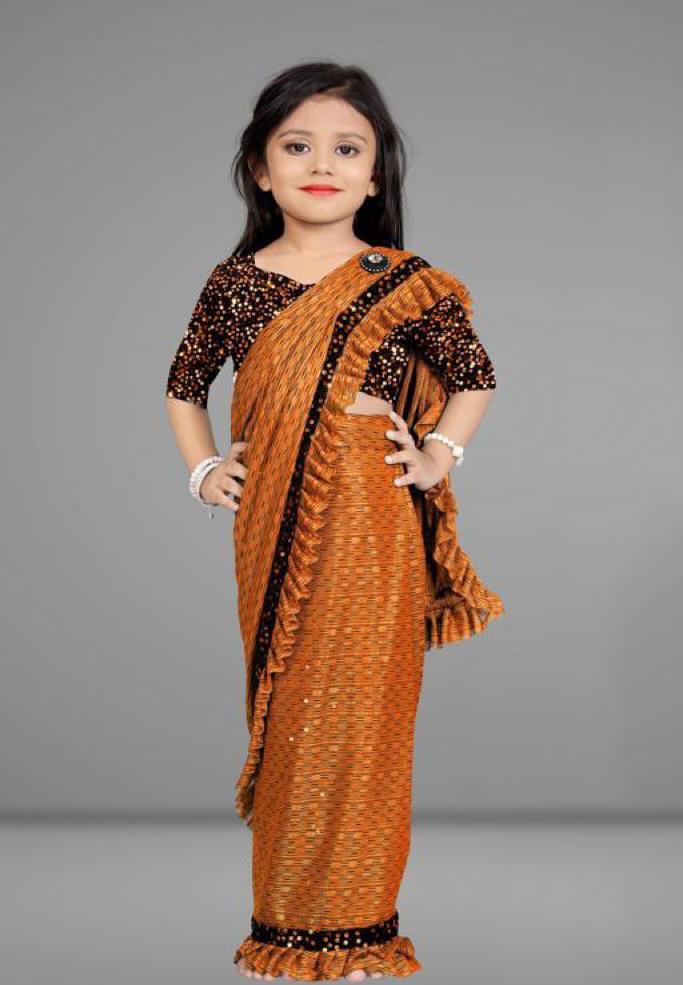 Bigboss Kidswear Fancy Saree Anant Tex Exports Private Limited