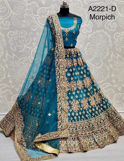 Designer Net Lehenga Choli Dno A 2221 Anant Tex Exports Private Limited